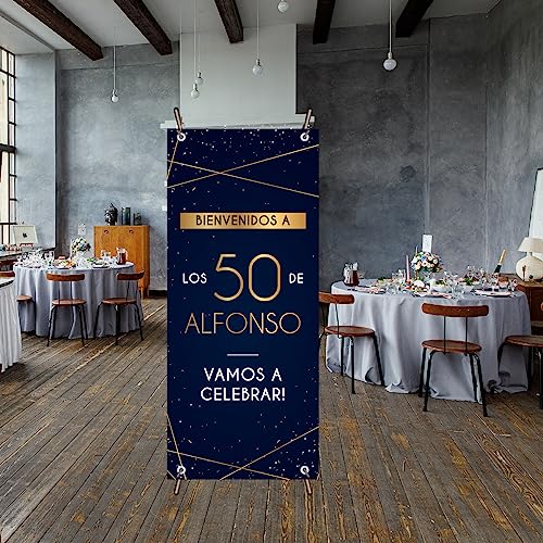 Comprar ahora Photocall Personalizado Elegante X 70x180cm Estructura Lona con y - Decoración 50