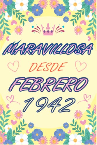 Consigue ahora CUADERNO MARAVILLOSA DESDE FEBRERO 1942: Regalo 81 cumpleaños para mujeres y hombres ideas Cumpleaños 81 cumpleaños... un cumpleaños... divertido ... regalo 81 cumpleaños para él/ella. Ofertas 2025 | regaloscumple.com