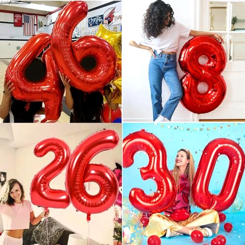 Ofertas de última hora Conruich Decoración de cumpleaños para hombre y mujer, color negro, decoración tartas 42 cumpleaños, globo hombre,