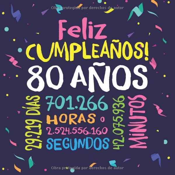 Comprar Feliz BlackFriday Cumpleaños - 80 Años: Un libro visitas para fiesta 80 cumpleaños – Decoración y regalos originales para hombres y mujeres - 80 años - ... para felicitaciones y fotos los invitados Rebajas 2024 | regaloscumple.com