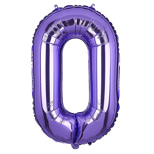 Consigue ahora 101 CM Grande Morado Número 0 Foil Globo Mylar Gigante Niña Helio Globos Suministros Decoración Cumpleaños Fiesta Cumpleaños Bebé Top Precio 2025 | regaloscumple.com