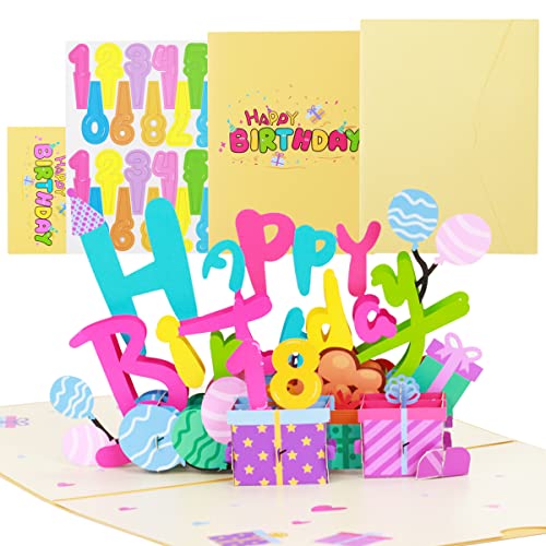 Comprar Tarjeta Cumpleaños Pop-up 3D Tarjeta Felicitacion Cumpleaños 3D Pop-up San Valentín Creativa Emergente para Familia Día del Niño Amigo Novias Aniversario Top Regalos Precio 2023 | regaloscumple.com