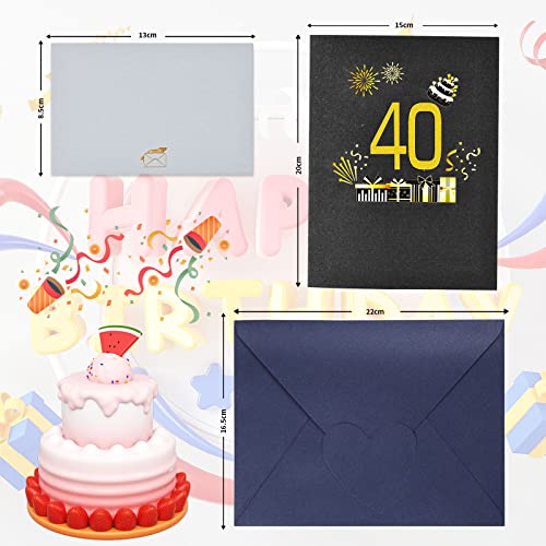 Comprar ahora Joyoldelf Tarjeta de cumpleaños para 40 tarjetas de felicitación 3D