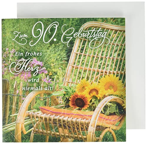 Consigue ahora Cumpleaños Perleberg Romantica 7750055-2 - Tarjeta felicitación 90 cumpleaños diseño mecedora (15 x 15 cm) Rebajas 2024 | regaloscumple.com