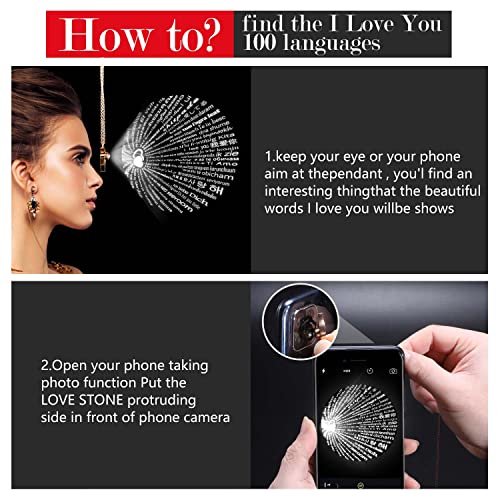 Top Precios ADDWel Collar de Rosa Real roja preservada con Texto en