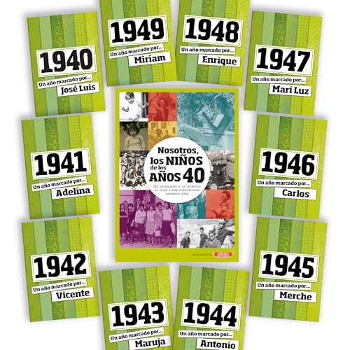 Comprar Libro tu año Nacimiento Libro la década los 40 con Tarjeta Cumpleaños Personalizada - Regalo para cumpleaños - Otras Edades Disponibles Ofertas 2023 | regaloscumple.com