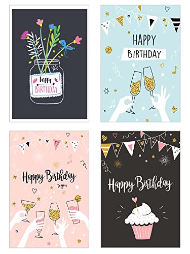 Comprar ahora Edition Seidel Juego   36 tarjetas   cumpleaños  postales    felicitación    cumpleaños  para hombre y mujer  con refranes en alemán