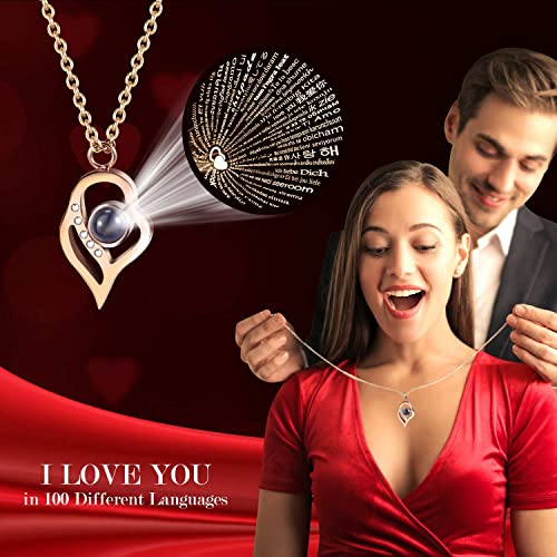 Top Precios ADDWel Collar   Rosa Real roja preservada con Texto en inglés I Love You en 100 Idiomas  Oso   Rosas encantadas  Lindo Regalo romántico   Aniversario  Navidad  cumpleaños para mamá  Esposa