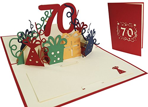 Comprar Lin - Pop Up 3D Tarjeta felicitación por cumpleaños Regalos Happy Birthday 70 años (#24) Ofertas 2024 | regaloscumple.com