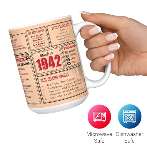 Oferta Flash Mug - cumpleaños – vuelta 1942 este regalo y regalos mujeres, cumpleaños 81 taza