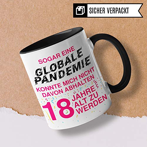 Comprar en Amazon Taza de 18 cumpleaños para niña, regalo cumpleaños, hija, taza años edad, idea regalo, café,