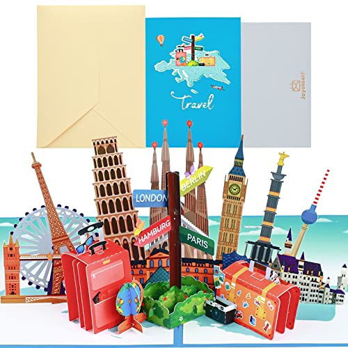 Consigue ahora Joyoldelf Tarjeta Felicitacion Viajar Pop Up - Postal CumpleañOs 3D Tarjeta Despedida Regalos Para Viajeros Atracciones Famosas Para Visitar Ideal Para Amigos Promoción Salidas Jubilacion (Viajes mundo) Top Precio 2024 | regaloscumple.com