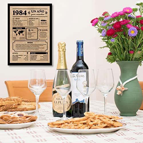 Mejores precios Tarjeta Felicitación Cumpleaños 1984 | Regalo de Cumpleaños | Año