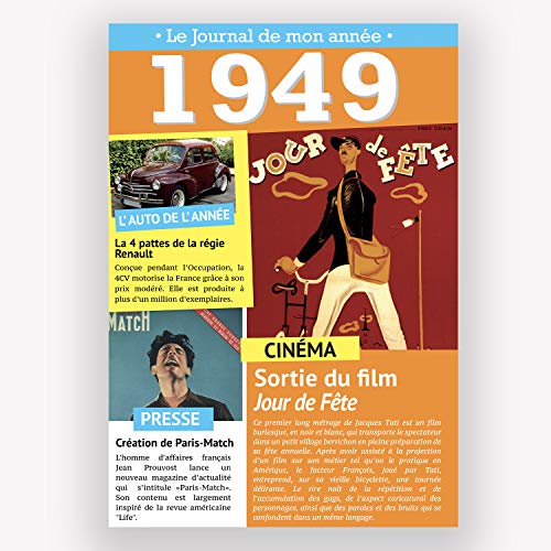 Consigue ahora TARJETA DE CUMPLEAÑOS EL Ideas para regalar DIARIO DE MI AÑO 1948-2011 (1949) Rebajas 2024 | regaloscumple.com
