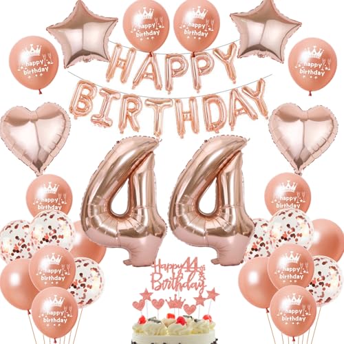 Comprar Globo 44 cumpleaños la mujer Rosegold foil globo 44 años decoración las mujeres Feliz cumpleaños 44 cumpleaños la mujer RoseGold decoración cumpleaños 44 años la mujer Cumpleaños Top Precio 2024 | regaloscumple.com