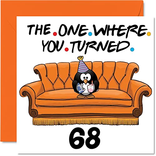 Comprar Divertidas tarjetas cumpleaños 68 para hombres y mujeres The One Whot divertida tarjeta Navidad cumpleaños para papá mamá abuelo niñera abuela tía primo 145 mm x 145 mm tarjeta felicitación Rebajas 2024 | regaloscumple.com