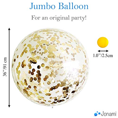 Dónde comprar en España Decoracion Nochevieja 2025 – 40 Globos Oro y Negro + 1 Globo Confeti Gigante XXL Confetti Balloon. Transparente con Dorado para Fiesta de Cumpleaño, Graduacion Año Nuevo