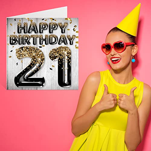 Comprar ahora Tarjeta número hombres, negros dorados purpurina, feliz hombre años, hermano, primo, mm 145 tarjetas