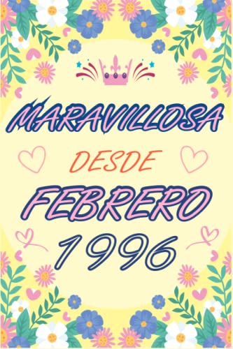 Comprar CUADERNO MARAVILLOSA DESDE FEBRERO 1996: Regalo 27 cumpleaños para mujeres y hombres ideas 27 cumpleaños... un cumpleaños... Cumpleaños divertido ... regalo 27 cumpleaños para él/ella. Rebajas 2025 | regaloscumple.com