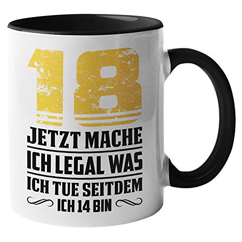 Consigue ahora Taza 18 cumpleaños regalo regalo año completo taza regalo 18 años edad Regalos taza café chica regalo cumpleaños Rebajas 2025 | regaloscumple.com