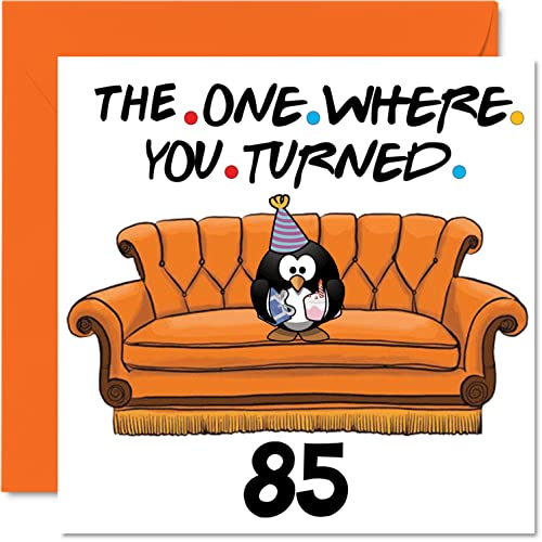 Comprar Stuff4 Divertidas tarjetas cumpleaños Cumpleaños 85 para hombres y mujeres The One Whot divertida tarjeta cumpleaños para papá mamá bisabuelo abuelo abuela tía tía 145 mm x 145 mm tarjeta Ofertas 2025 | regaloscumple.com