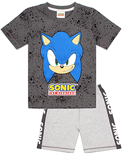 Comprar SONIC THE HEDGEHOG Pijamas Niños Personajes Jamer Camisa BlackFriday Bermudas PJS Set 9-10 años Top Precio 2025 | regaloscumple.com