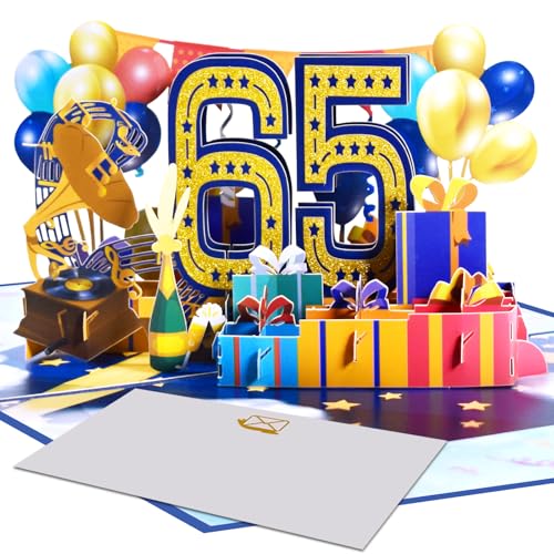 Consigue ahora Magic Ants Tarjeta felicitación Promoción 65 cumpleaños – Tarjeta cumpleaños – Celebre 65 años increíbles – Tarjeta 65 aniversario – Tarjeta felicitación Top Precio 2024 | regaloscumple.com