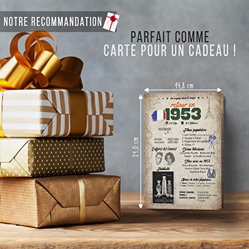 Comprar ahora MyDreamwork® Tarjeta de cumpleaños 70 años – Idea regalo para hombre mujer Sobre incluido