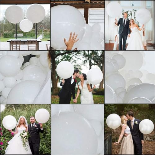 Ofertas en regaloscumple.com 18 Pulgadas Globo Gigante látex Globos Gruesos sesión fotográfica/Cumpleaños/Fiesta Boda/Festival/Evento/Decoraciones Carnaval
