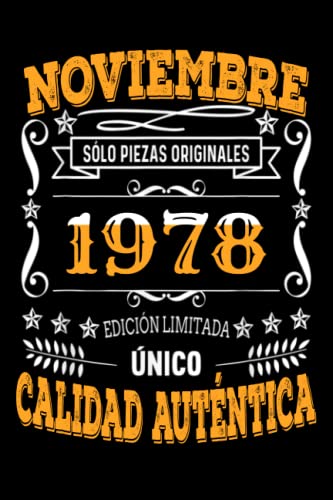 Comprar CUADERNO NOVIEMBRE 1978 BlackFriday 44 Años Siendo Genial: Regalo 44 cumpleaños para mujeres y hombres ideas 44 cumpleaños Regalo un cumpleaños divertido Regalo regalo 44 cumpleaños para él/ella. Rebajas 2025 | regaloscumple.com