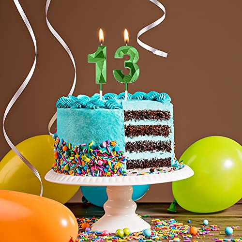 Ofertas de última hora Nuanchu Velas de 13 Cumpleaños Velas de Número de Pastel