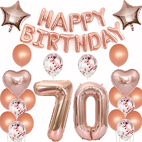 Comprar Globos 70 años decoración cumpleaños oro rosa mujer BlackFriday 70 decoración cumpleaños 70 años deco mujer globo lámina oro rosa 70 cumpleaños deco mujer feliz cumpleaños 70 años cumpleaños globo mujer (70) Top Precio 2024 | regaloscumple.com