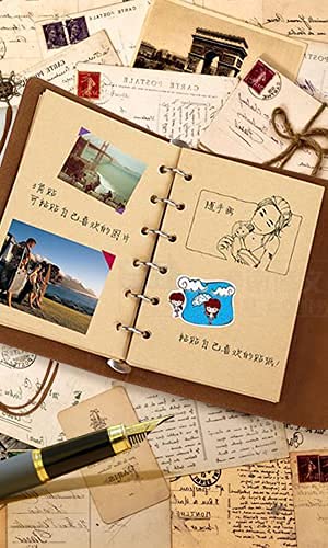 Ofertas de última hora Diario de Viaje Cuaderno Vintage Cuero A5 Rellenable 100 Hojas / 200 Páginas Papel sin ácido 80GSM La Mejor Idea Regalo (gris, 21 x 14,5 cm)