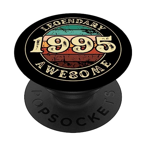 Comprar Vintage 1995 para hombres idea regalo Cumpleaños 28 cumpleaños 28 años PopSockets PopGrip Intercambiable Top Precio 2025 | regaloscumple.com