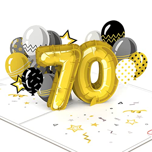 Consigue Promoción ahora Papercrush® Tarjeta 70 cumpleaños desplegable – Tarjeta cumpleaños 3D hecha a mano para mujeres y hombres (70 años) felicitación por 70º cumpleaños – Tarjeta especial felicitación con sobre Top Precio 2024 | regaloscumple.com