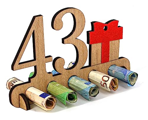 Consigue ahora Giftota - Regalo 43 cumpleaños Madera - Regalo para 43 cumpleaños - BlackFriday Aniversario cumpleaños - Regalos Madera - Regalos para Amigos Familiares Ofertas 2024 | regaloscumple.com