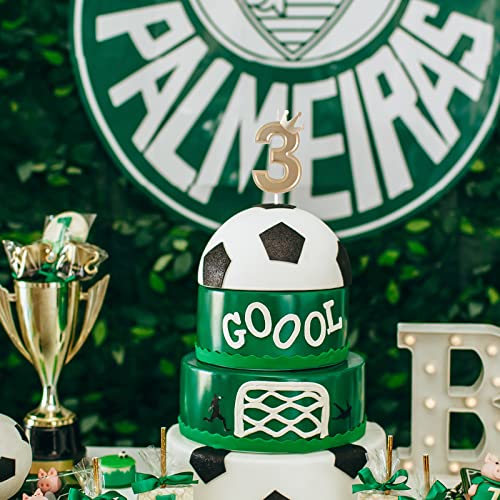 Top Precios AIEX 7,6cm Velas Cumpleaños Numeros, 3D Numeros con Corona Número de para Aniversario Fiestas (Oro, 1)