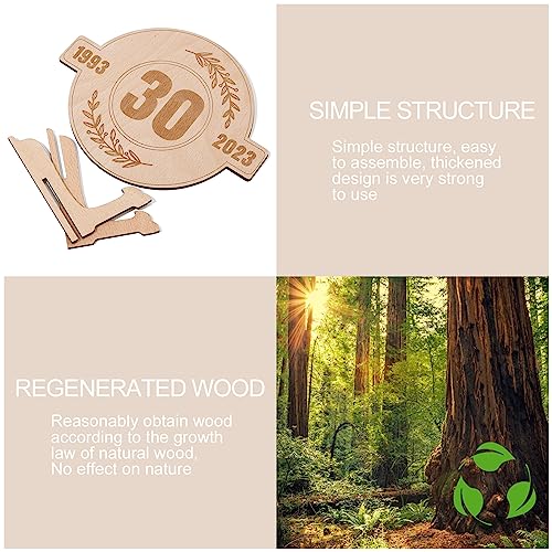 Ofertas WAREHOUSE Tarjetas   30 cumpleaños   madera  tarjetas   regalo   cumpleaños   madera creativas  30 años decoración   cumpleaños  aniversario   bodas hombres y mujeres. (30)