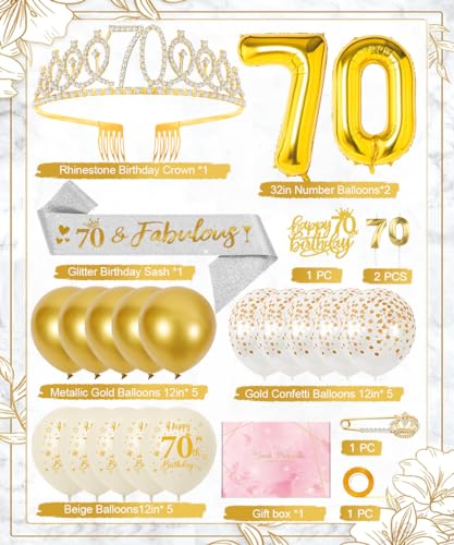 Dónde comprar en España Cumpleaños Mujer Tiara Corona y Faja Oro, Globos Cumpleaños, Velas Cumpleaños