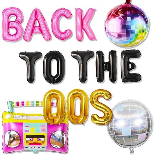 Comprar Jevenis back to the 00s decoración para fiestas decoración para fiestas los años 2000 telón fondo temático Cumpleaños hip hop telón fondo temático hip hop retro throwback y2k decoración para fiestas Ofertas 2025 | regaloscumple.com