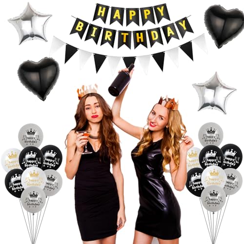 Ofertas Mujer Plateados Negros 35 Años Decoracion Cumpleaños hombre topper tarta cumpleaños