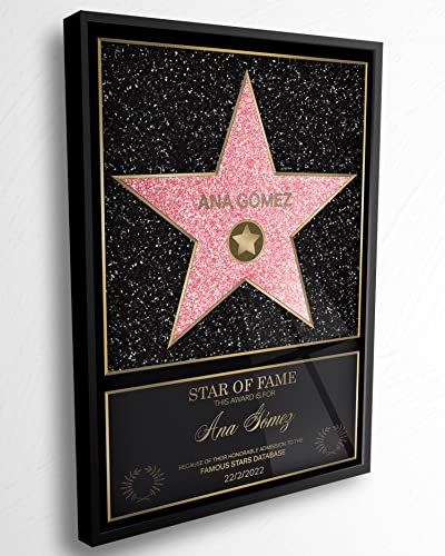 Comprar Panorama Cuadro Personalizado Estrella Hollywood Navidad Decoracion 21x30 cm en Metacrilato Enmarcado - La Fama - Regalos Originales Ofertas 2024 | regaloscumple.com