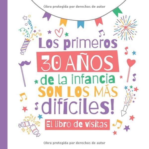 Comprar Los primeros 30 Cumpleaños años la infancia son los más difíciles: Un libro visitas para el 30 cumpleaños – Regalo divertido para hombre y mujer - 30 años ... para felicitaciones y fotos los invitados Ofertas 2023 | regaloscumple.com