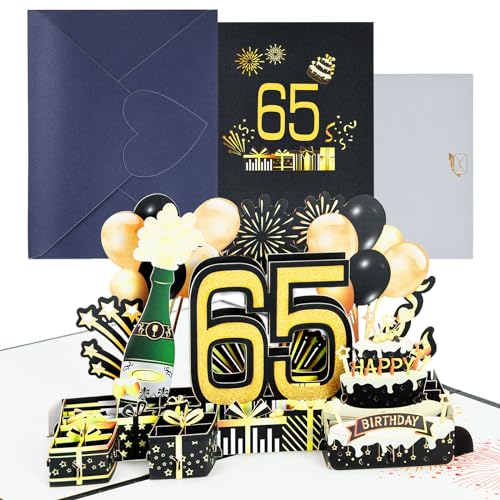 Consigue ahora Joyoldelf Tarjeta Felicitacion 65 Cumpleaños Pop Up - Tarjetas Cumpleaño Personalizada 3D Regalos Divertidos Hombre NiñA Incluye Cumpleaños Sobre Ideal Para Padre Madre Amigo Novio Novia Rebajas 2025 | regaloscumple.com