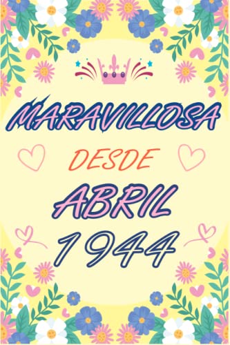 Consigue ahora CUADERNO MARAVILLOSA DESDE ABRIL 1944: Regalo 79 cumpleaños para mujeres y hombres ideas 79 cumpleaños... un cumpleaños... divertido Navidad cuaderno ... regalo 79 cumpleaños para él/ella. Top Precio 2024 | regaloscumple.com