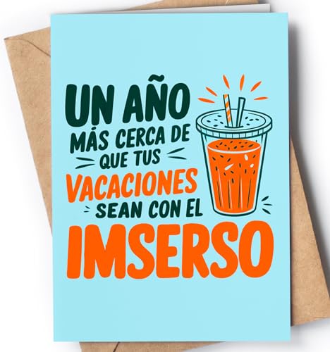 Consigue ahora Tarjeta Felicitación Cumpleaños para familiar o amigo - Tarjeta Feliz Cumpleaños Original - Tarjeta Regalo Cumpleaños para madre padre hijo hija amiga amigo... - Imserso Cumpleaños Greeting Card Ofertas 2025 | regaloscumple.com