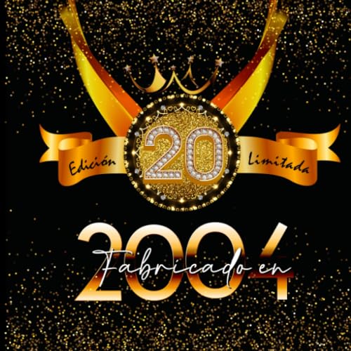 Consigue ahora Libro firmas 20 años cumpleaños 2004 para felicitaciones y fotos los invitados: 120 páginas/ Regalos 21 cm x 21 cm Top Precio 2024 | regaloscumple.com