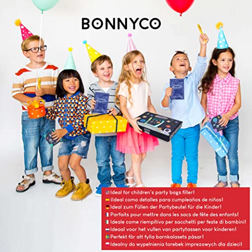 Oferta Flash BONNYCO Bolígrafo Tinta Invisible y Libreta Espacio Pack x32 Detalles Cumpleaños Niños, Regalos Niños Colegio, Piñatas de | Fiesta Infantil Galaxia