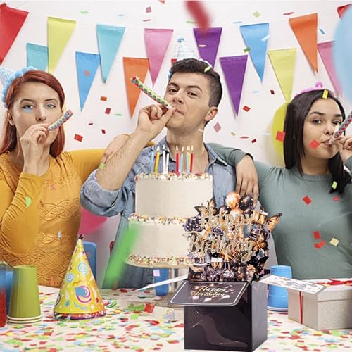 Top Precios Tarjeta Cumpleaños,Pop 3D Feliz con Regalo Amigos Hombres Regalo