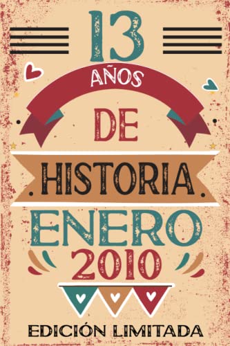 Comprar 13 Años De Historia Enero 2010: Libro visitas cuaderno 110 páginas BlackFriday felicitaciones idea regalo regalo Para la esposa novia mujer La madre Top Precio 2024 | regaloscumple.com
